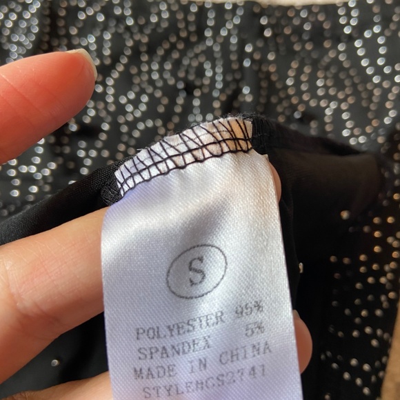 Fashion Nova // Rhinestone Skirt Set // Size S - Picture 13 of 13